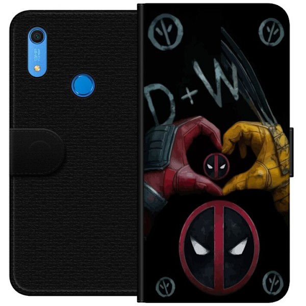 Huawei Y6s (2019) Lommeboketui Deadpool & Wolverine Kjærlighe