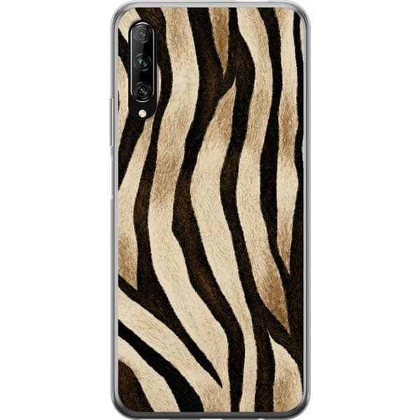 Kompatibelt Mobildeksel til Huawei P smart Pro 2019 Savannestriper beige
