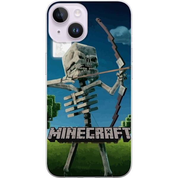 Apple iPhone 15 Plus Genomskinligt Skal A Minecraft Movie