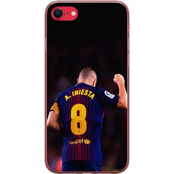 Apple iPhone 16e Genomskinligt Skal Andrés Iniesta (FC Barcel