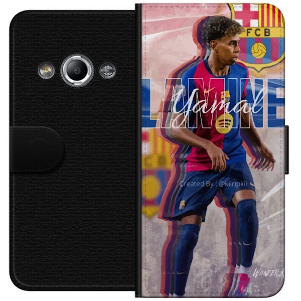 Samsung Galaxy Xcover 3 Tegnebogsetui Lamine Yamal FCB