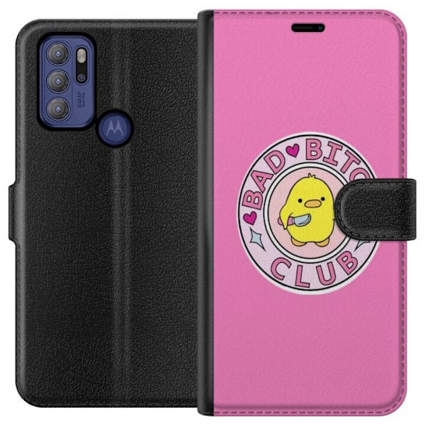 Motorola Moto G60S Lompakkokotelo BAD BITCH CLUB