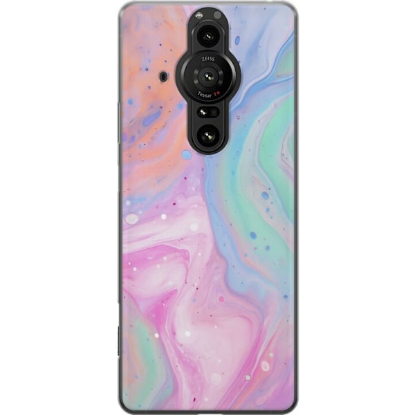 Sony Xperia Pro-I Läpinäkyvä kuori Pastellimarmori