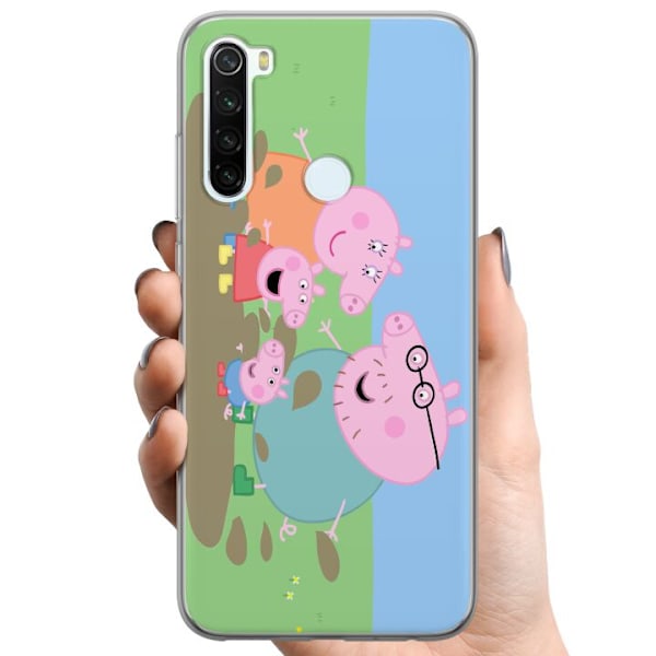 Xiaomi Redmi Note 8 TPU Mobilcover Greta Grå