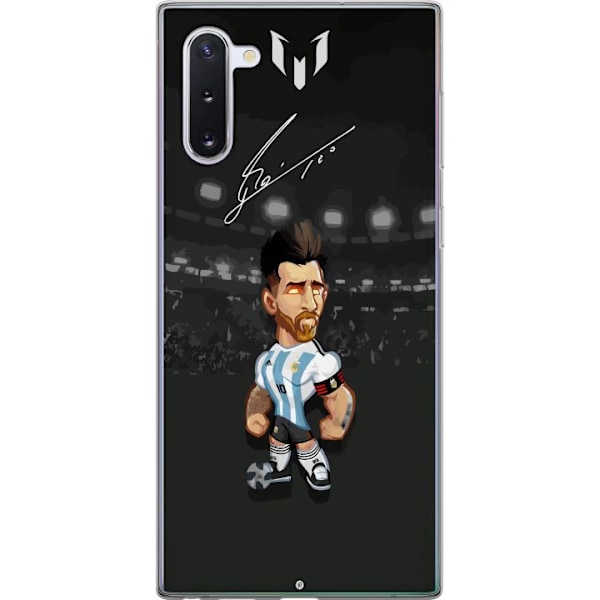 Samsung Galaxy Note10 Genomskinligt Skal Messi