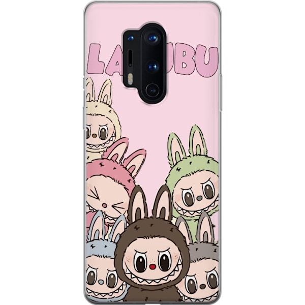 OnePlus 8 Pro Läpinäkyvä kuori Labubu Classics
