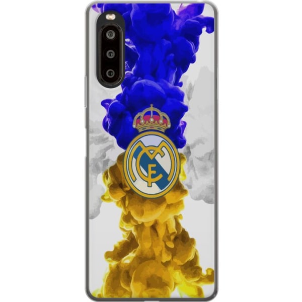 Sony Xperia 10 II Gennemsigtig cover Real Madrid Farver