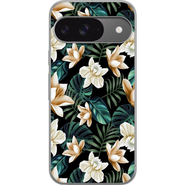 Google Pixel 9 Pro Gennemsigtig cover Blomster