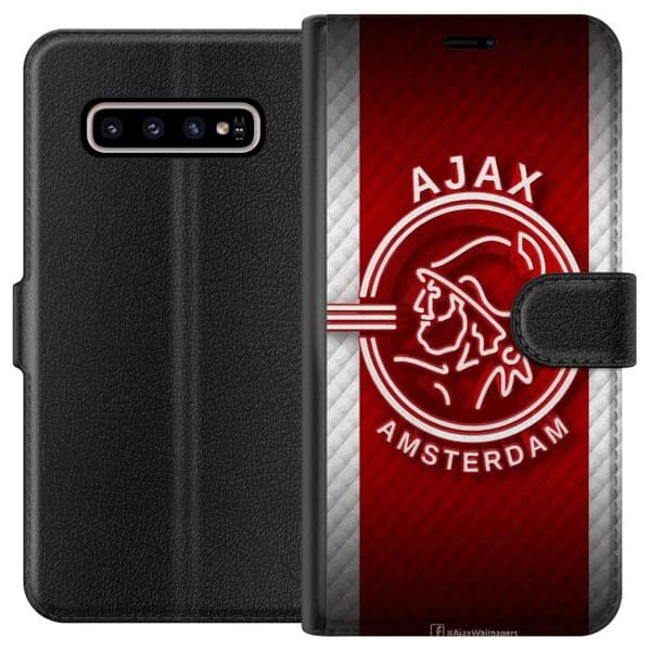 Kompatibelt Lommeboketui til Samsung Galaxy S10+ Ajax