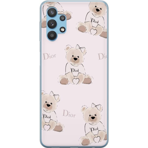 Samsung Galaxy A32 5G Läpinäkyvä kuori Teddy Dior Vibes - y