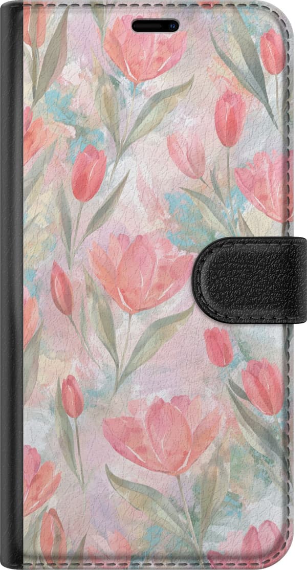 Kompatibelt Lommeboketui til Apple iPhone 12 Tulipaner i blomst