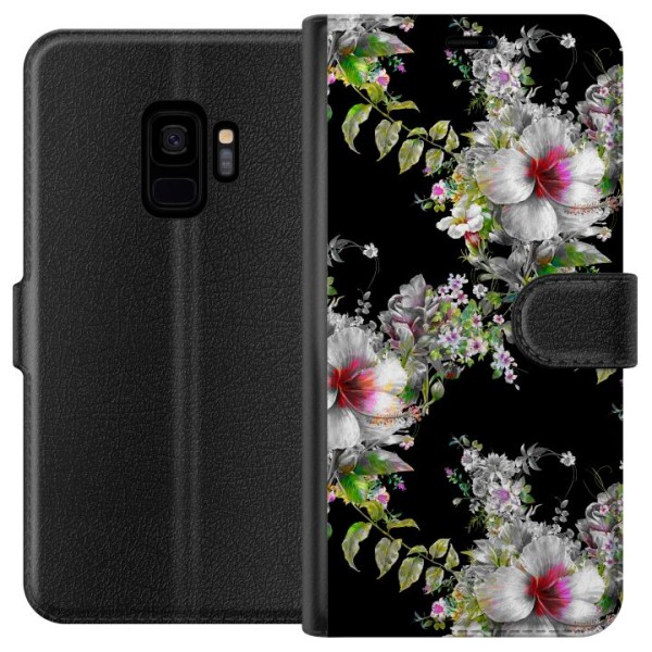 Samsung Galaxy S9 Tegnebogsetui Blomststjerne