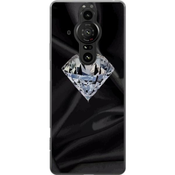 Sony Xperia Pro-I Genomskinligt Skal Silke Diamant