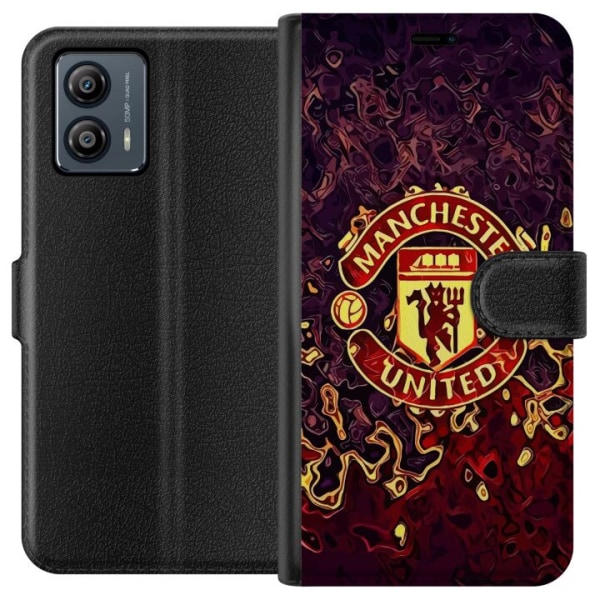 Motorola Moto G53 Plånboksfodral Manchester United