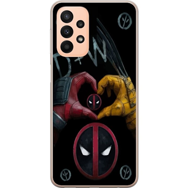 Samsung Galaxy A23 Gennemsigtig cover Deadpool & Wolverine Kæ