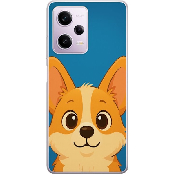 Xiaomi Redmi Note 12 Pro Genomskinligt Skal Hello Corgi