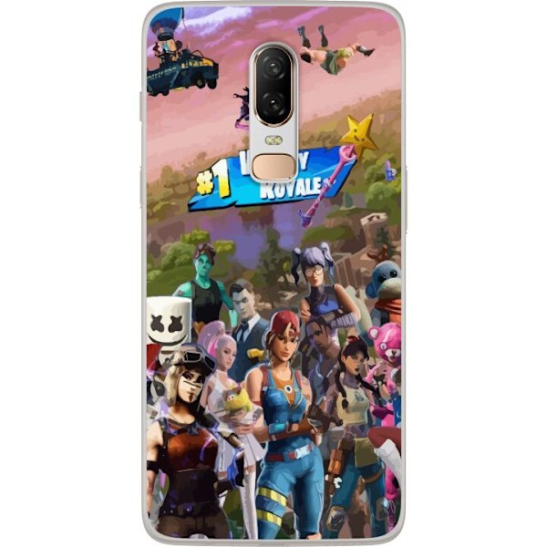 OnePlus 6 Gennemsigtig cover Fortnite