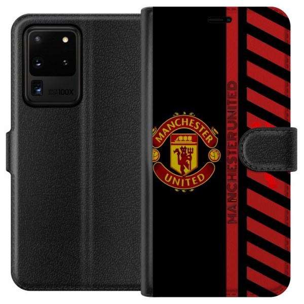 Samsung Galaxy S20 Ultra Plånboksfodral Manchester United