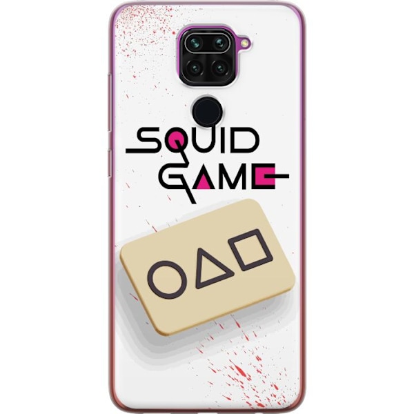 Xiaomi Redmi Note 9 Genomskinligt Skal Squid Game