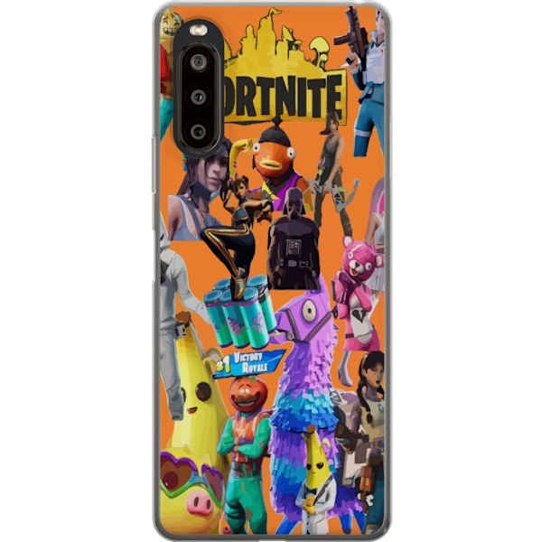 Sony Xperia 10 II Läpinäkyvä kuori Fortnite