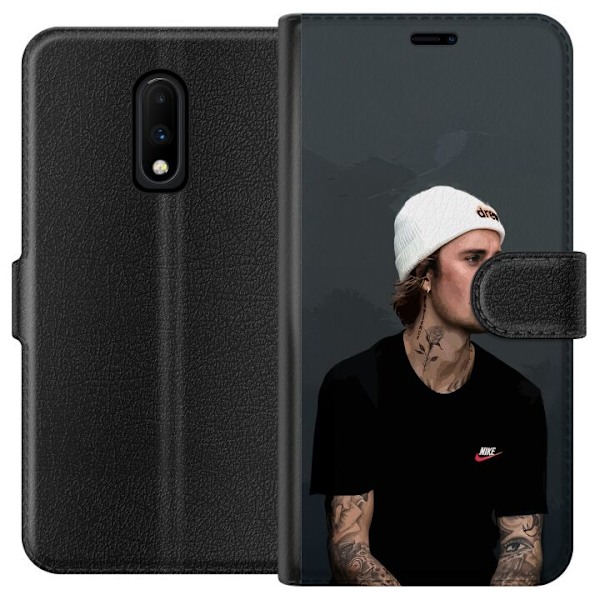 OnePlus 7 Tegnebogsetui Justin Bieber