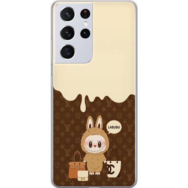 Samsung Galaxy S21 Ultra 5G Läpinäkyvä kuori Labubu Blue Ch