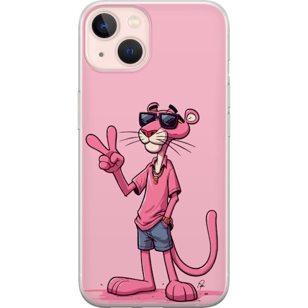 Apple iPhone 13 Gennemsigtig cover Pink Panter Peace
