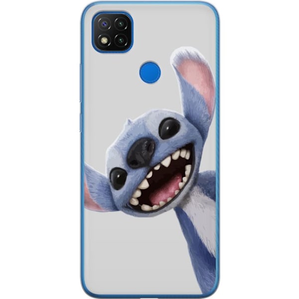 Xiaomi Redmi 9C Genomskinligt Skal Stitch i Fart – Kawaii Design för Fans & Barn