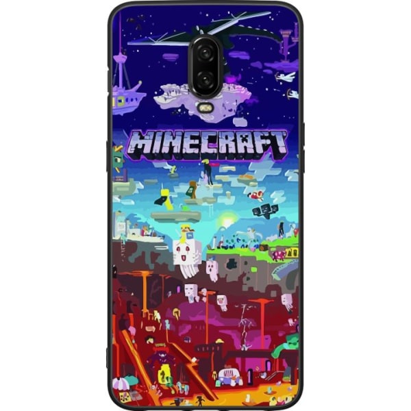 OnePlus 6T Svart deksel Minecraft