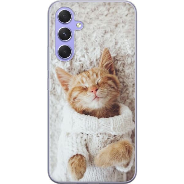 Kompatibel Mobilcover til Samsung Galaxy A54 Kitty Sweater