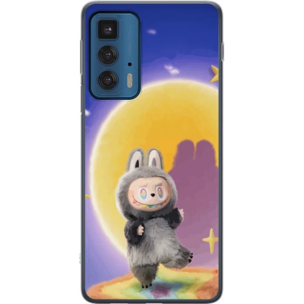 Motorola Edge 20 Pro Genomskinligt Skal Labubu Neon Pop – Ne