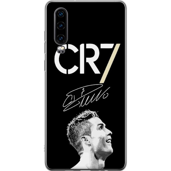 Huawei P30 Genomskinligt Skal CR7 Ronaldo