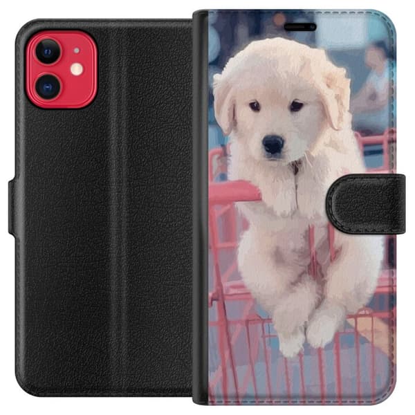 Yhteensopiva Lompakkokotelo Apple iPhone 11 Koira pennu