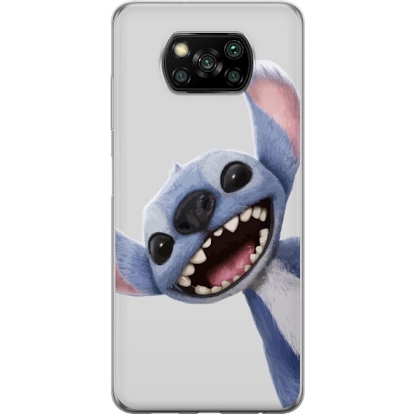 Xiaomi Poco X3 NFC Gennemsigtig cover Stitch i fart - Kawaii-d