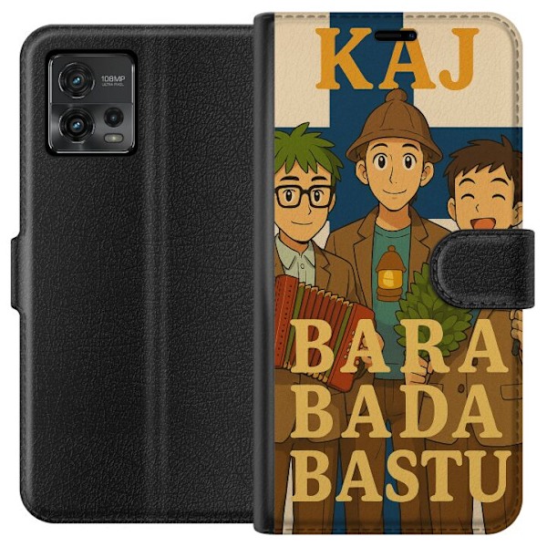 Motorola Moto G72 Lommeboketui Bare ta en badstu KAJ