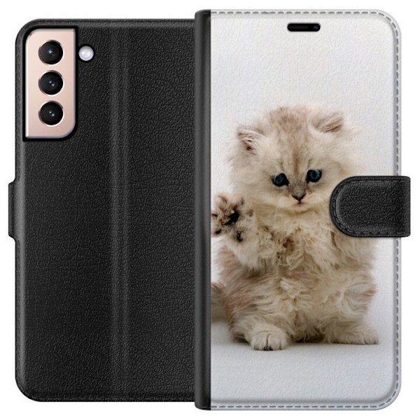 Samsung Galaxy S21 Lommeboketui Katt