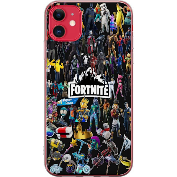 Apple iPhone 11 Genomskinligt Skal Fortnite