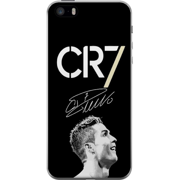 Apple iPhone 5s Genomskinligt Skal CR7 Ronaldo