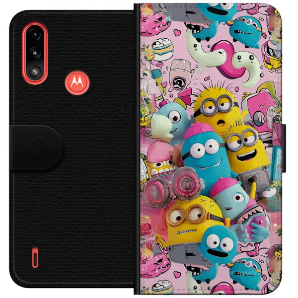 Motorola Moto E7 Power Plånboksfodral Despicable Me Dumma mej