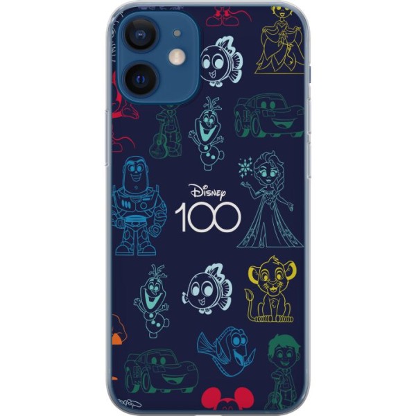 Apple iPhone 12 mini Läpinäkyvä kuori Disney 100