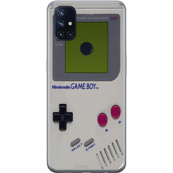 OnePlus Nord N10 5G Läpinäkyvä kuori Game Boy