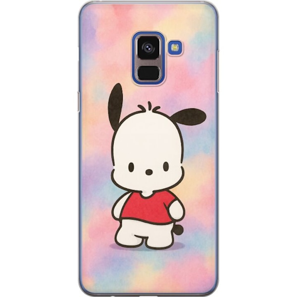 Samsung Galaxy A8 (2018) Genomskinligt Skal Kawaii Sanrio Pochacco