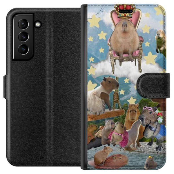 Kompatibel Tegnebogsetui til Samsung Galaxy S21+ 5G Capybara