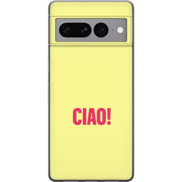Kompatibelt Mobilskal till Google Pixel 7 Pro Rosa CIAO gul