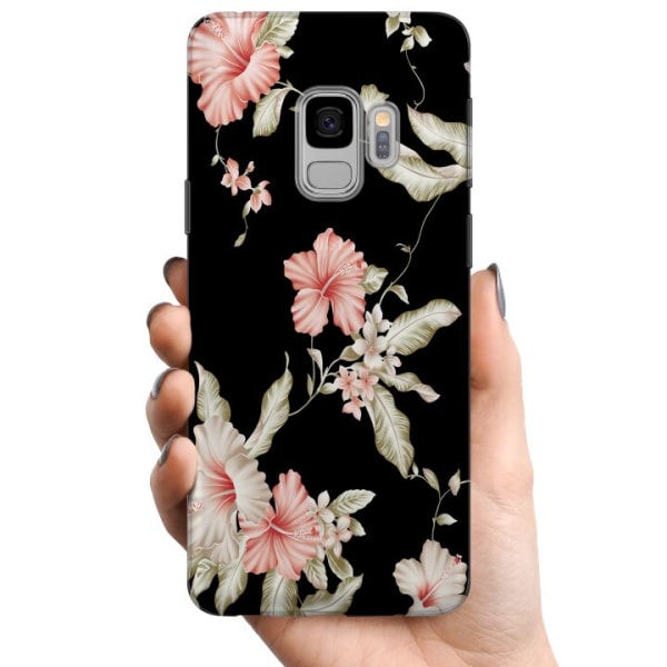 Samsung Galaxy S9 TPU Mobilcover Blomster