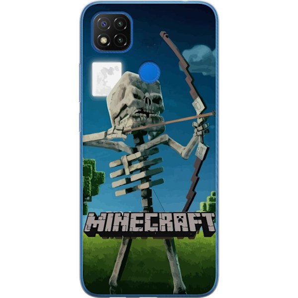 Xiaomi Redmi 9C NFC Genomskinligt Skal A Minecraft Movie