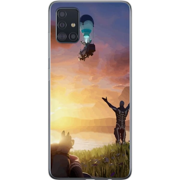 Samsung Galaxy A51 Läpinäkyvä kuori Fortnite