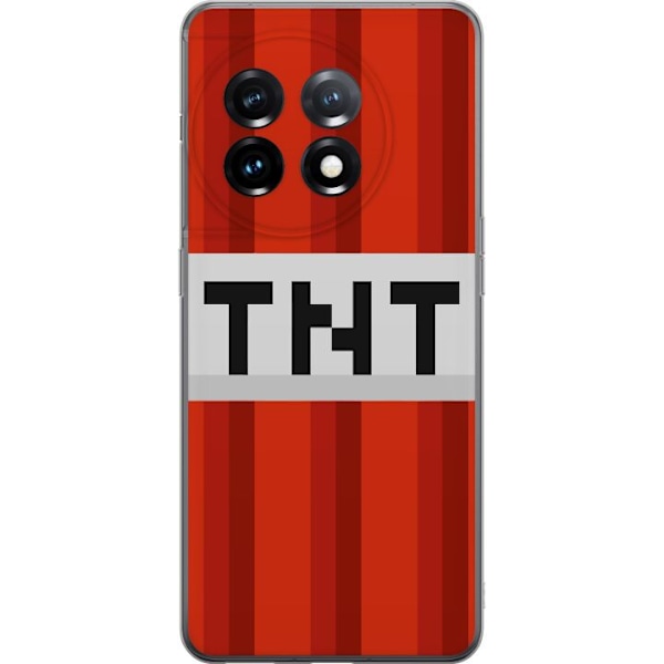 OnePlus 11R Läpinäkyvä kuori Minecraft TNT