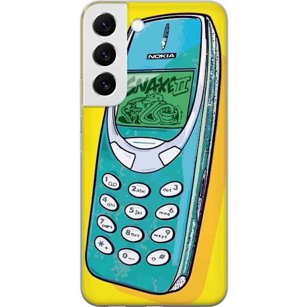 Samsung Galaxy S22+ 5G Gennemsigtig cover Nokia 3310, Snake 2,