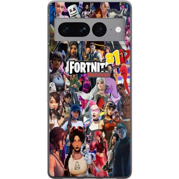 Google Pixel 7 Pro Genomskinligt Skal Fortnite